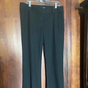 BeBe black wide legged, cuffed dress pants 10